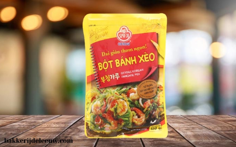 Bột gạo nếp làm bánh xèo (2)