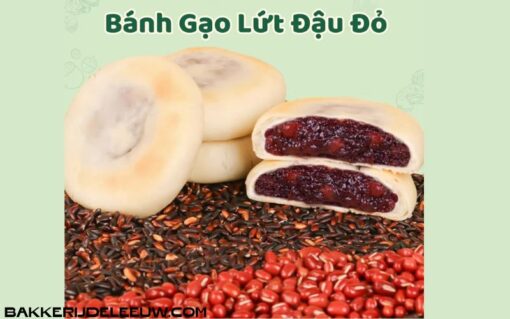 Bánh Gạo Lứt Đậu Đỏ Không Đường